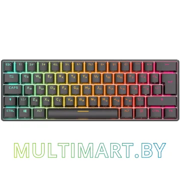 Клавиатура Royal Kludge RK61 New RGB (черный, RK Red)